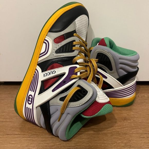 Gucci Basket Sneaker LIKE NEW Men’s 10.5 - Picture 3 of 9